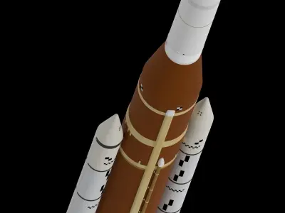 Space Launch System 3D model