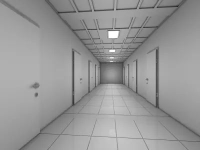 Corridor 3D model purchase