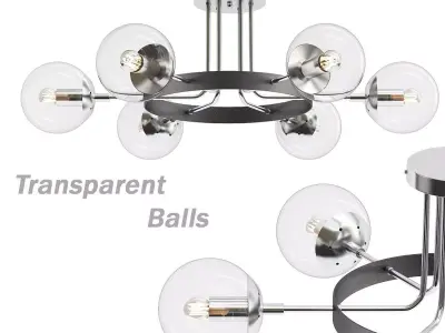 Balls Loft Ceiling 3D model
