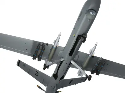  MQ-9 Reaper (Military Aircraft Drone) 