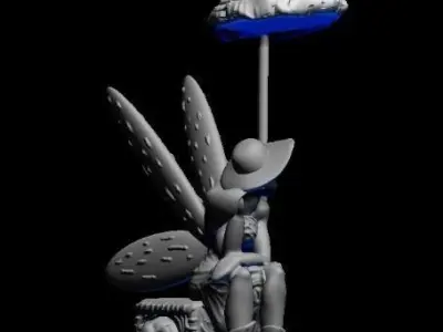 creative art work printing 3D print model