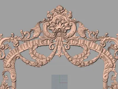 Photo frame 3D relief models STL Files used for CNC Router E860 3D model