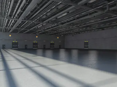 Exhibition Hall 34 3D model