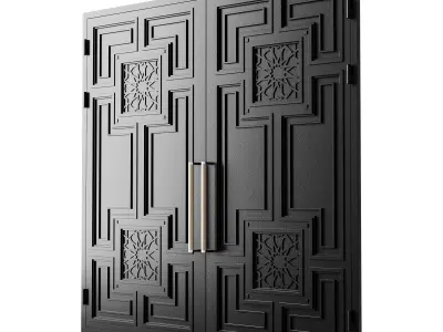 Gate black loft 018 3D model