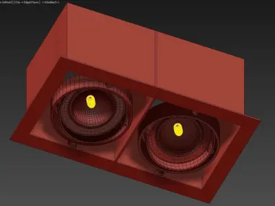 MINIGRID IN 2 50 Recessed Lamp by Delta Light 3D model