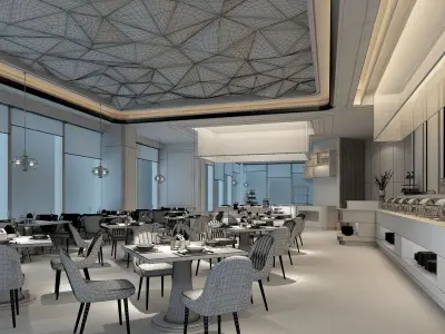 restaurant 3D model