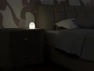 Ghost Night Lamp Free 3D model