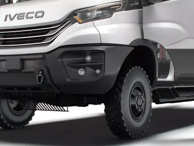 Iveco Daily Van L4H3 4x4 HQ Interior 2026 3D model