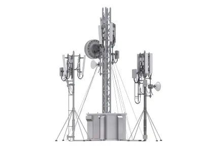 Cell Phone Towers 3D model