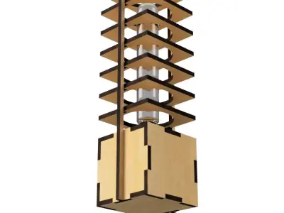 DESK LAMP STL AND DXF FILES 3D print model