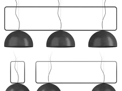 King Dome - Hanging lamp 3D model