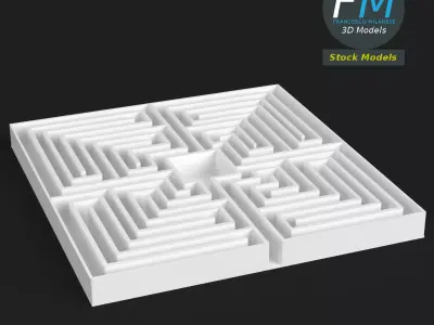 Labyrinth maze 3D model