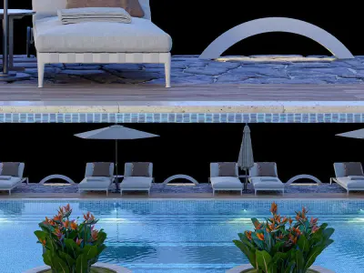 Swimming Pool 11 3D model