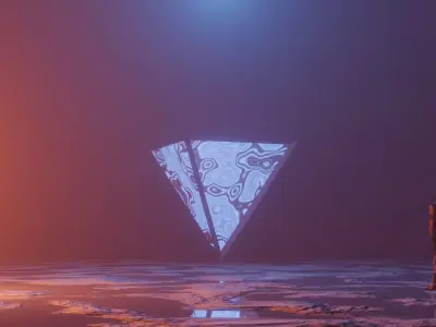 Sci-Fi Lighting Objects Animation 3D model