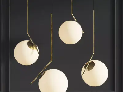 Flow Lights Family Michael Anastassiades Pendant 3D model