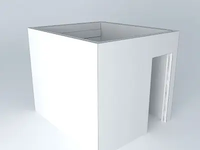 elianiorkut cube with window Free 3D model