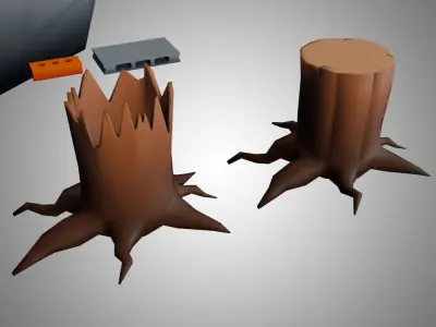 Forest Low Poly Asset Pack Low-poly 3D model