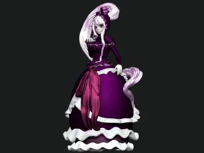 Shalltear Bloodfallen from Overlord anime 3D print model