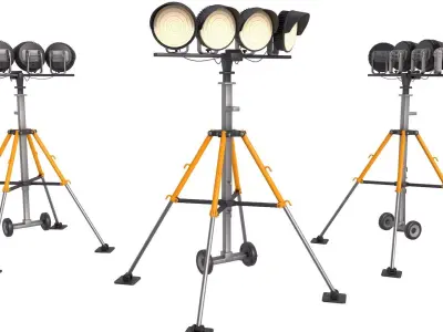 Stadium Light  3D model