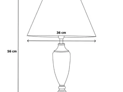 Brashears Table Light Lamp 3D model
