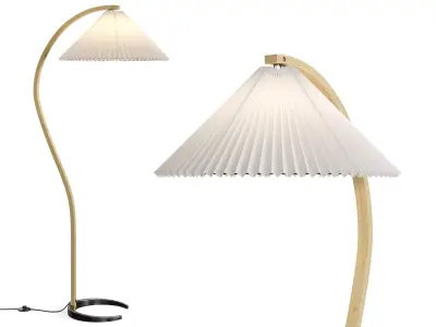 Timberline floor lamp by Gubi 3D model