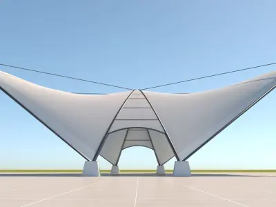 Tensile Fabric Structure -2 3D model
