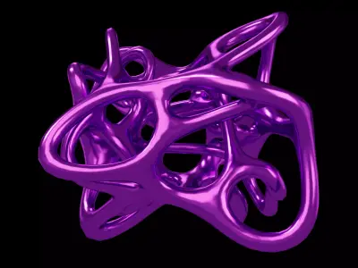 Abstract Shape v39 006 Low-poly 3D model