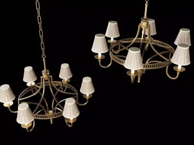 Cortland Chandelier 3D model