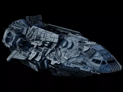 Spearhead-class Corvette  - Star Wars 3D model