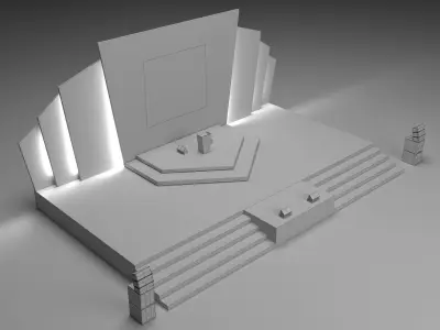 Event Stage Design 3D model