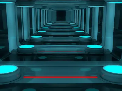 Spaceship Interior 3D model