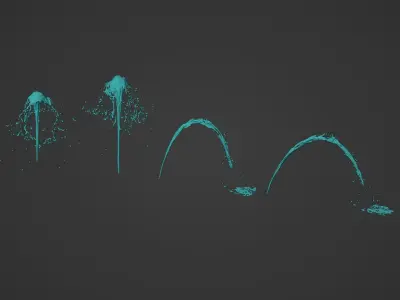 Water Splash Pack 3D model