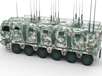 mobile command center 3D model