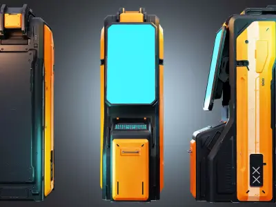 Sci-fi Termina Low-poly 3D model