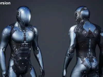 Sci-Fi Male 1 Low-poly 3D model