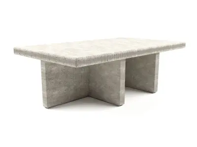 Delano Outdoor Coffee Table 3D model