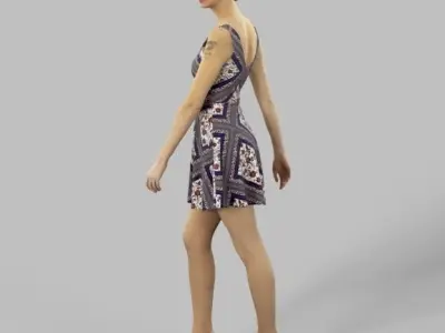 10x Woman Man Casual People Vol01 Scanned 3D Model Pack
