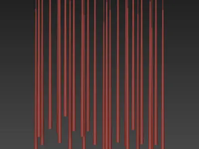 Slim Light Pendant 3D model