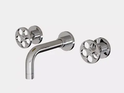 Bathroom Faucet Chrome 3D model