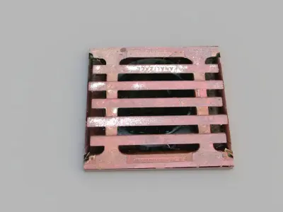Sewer Grate 09 3D model