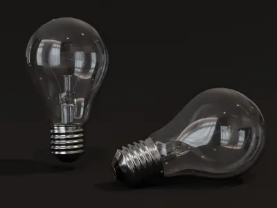 Light bulb 3D model