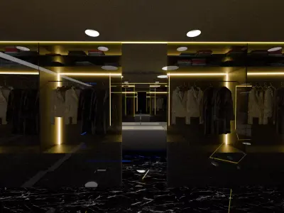 Hotel room 3D model shop