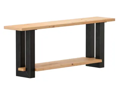 Console - side table Athens Oldwood 3D model