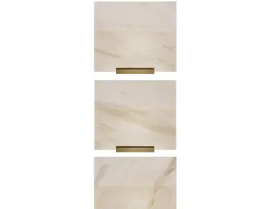 Alabaster Staircase Wall Lamp Low-poly 3D model