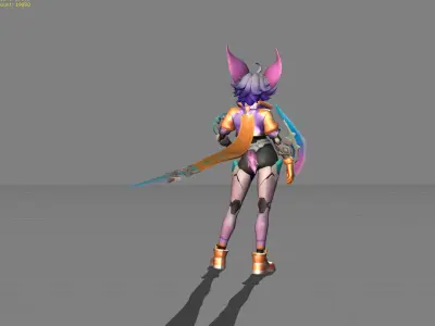 Joy Exostar Scout Low-poly 3D model