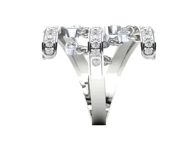 Women Ring Render 3dm STL MTL SLC JCD OBJ FBX Details 3D print model