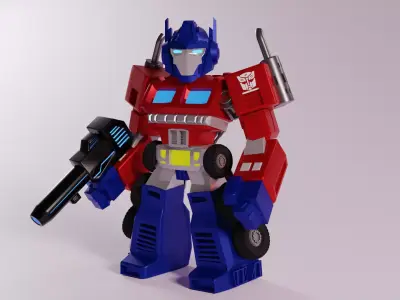 Optimus Prime 3D model