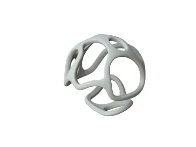 SciFi Cube Object No 29853 Low Poly Shape Texture