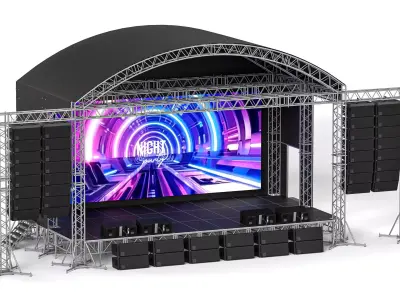 Concert Stage 03 3D model