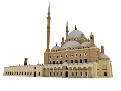 The Saladin Citadel Egypt - Muhammad Ali Mosque 3D model